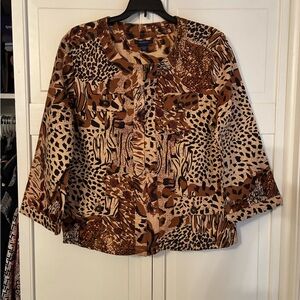 Animal Print Women's Top